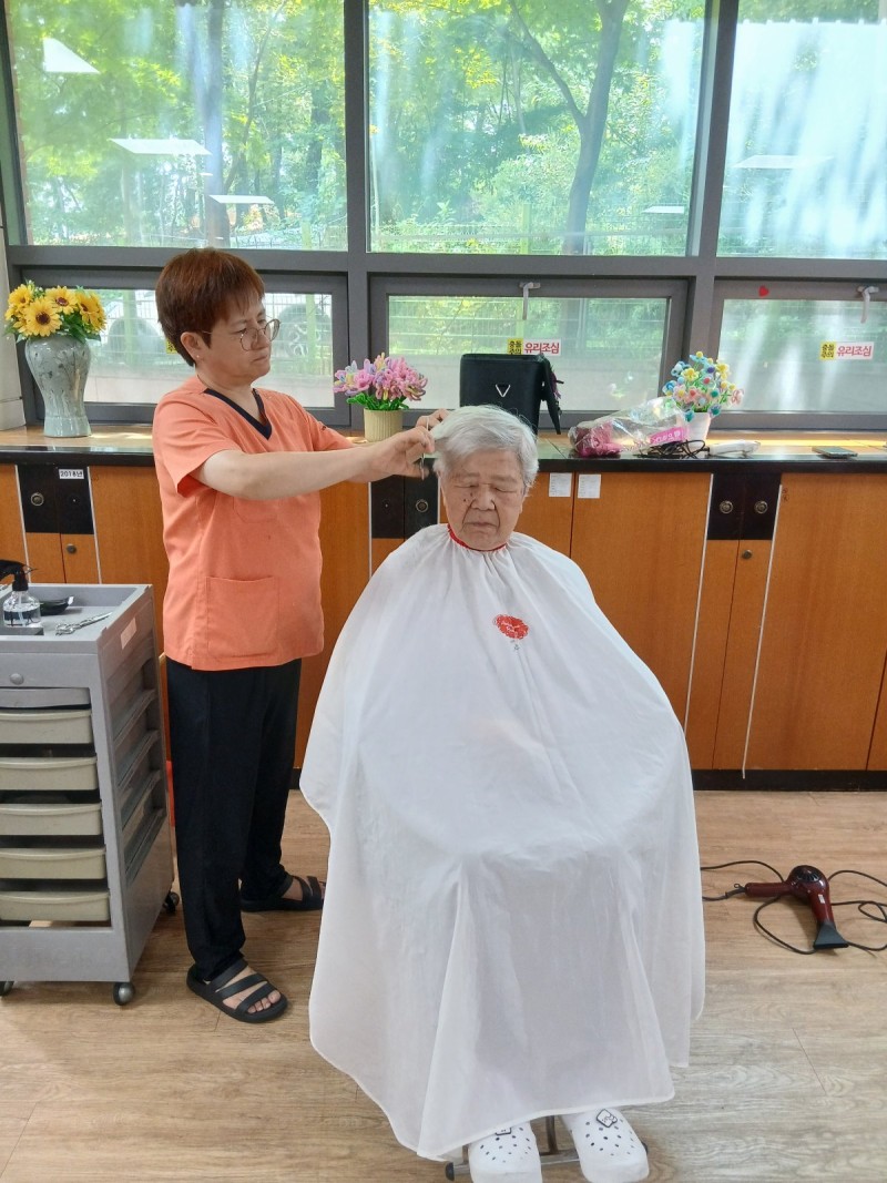 도봉실버센터 2026년 8월 이미용서비스 사진 4