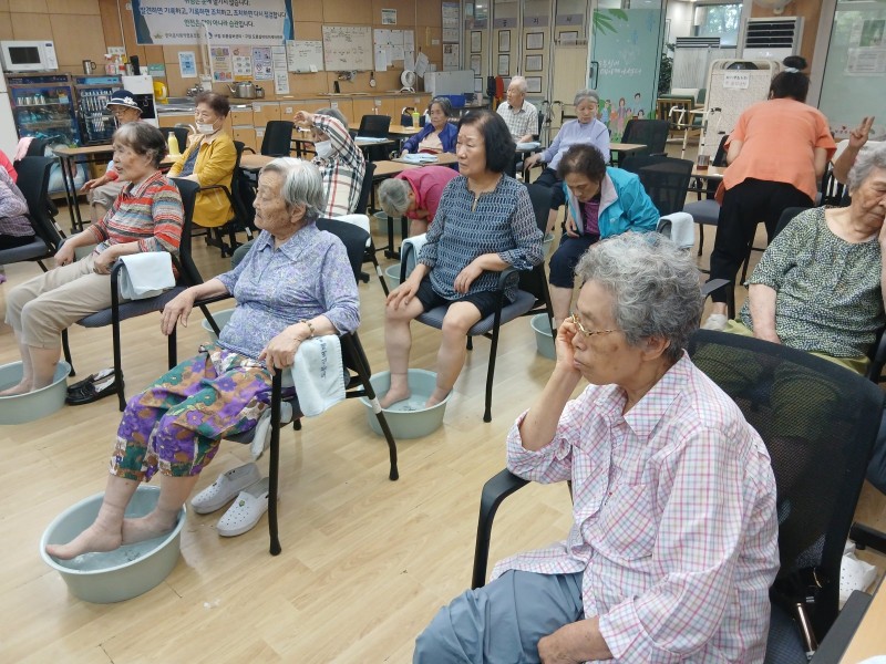 도봉실버센터 2026년 8월 족욕 사진 3