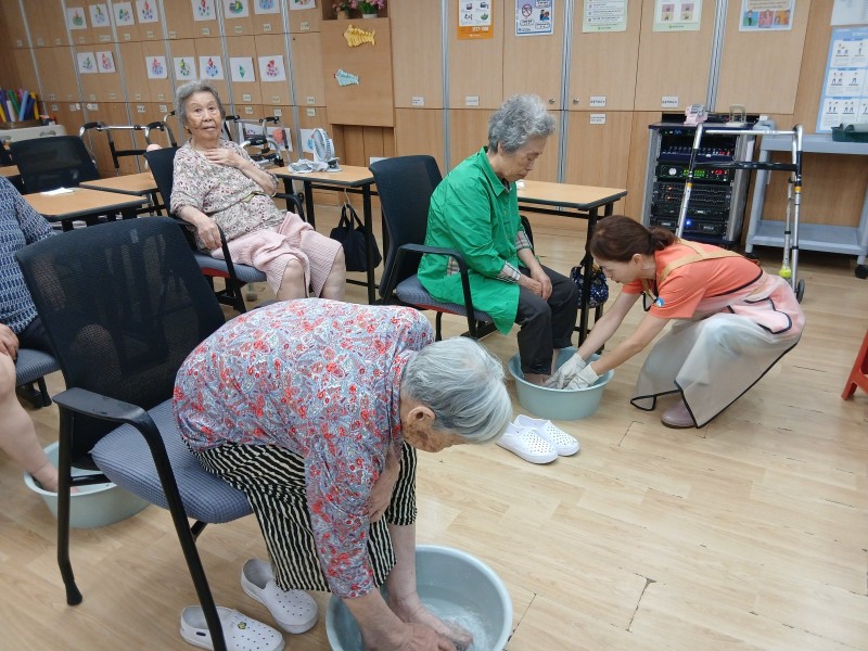 도봉실버센터 2026년 8월 족욕 사진 8