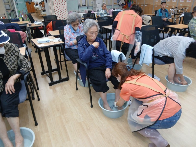 도봉실버센터 2026년 9월 족욕 사진 3
