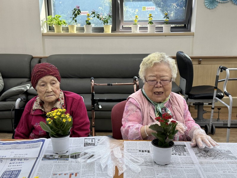 도봉실버센터 10월27일 원예활동 프로그램입니다.(2,4층) 사진 12